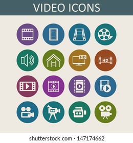 Video icons