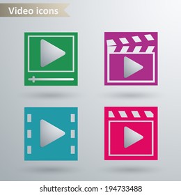 Video icons