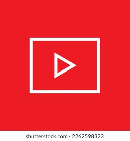 Video icons, common graphic resources, vector illustrations.