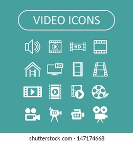 Video icons for site