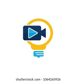 Video Idea Logo Icon Design