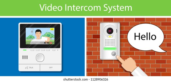 video intercom system audio mobile app closed circuit television doorbell prevent neighbor garage contact smart protect surveillance anti theft chime IP guard property personal home entry