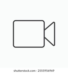 Video isolated icon. vector illustration.