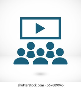 Video lecture icon