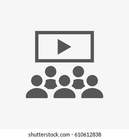 Video lecture icon