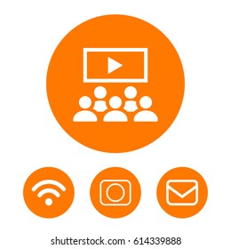 Video lecture icon