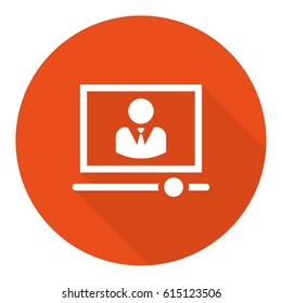 Video lecture icon