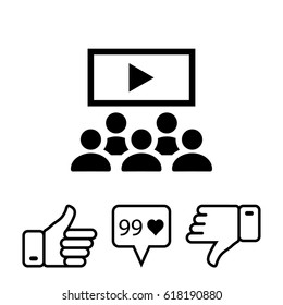 Video lecture icon