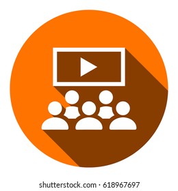 Video lecture icon