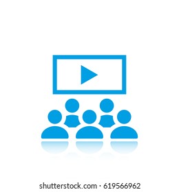 Video lecture icon