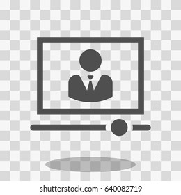 Video lecture icon