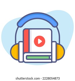 Video lecture, video learning, Modern concepts flat design, Premium quality vector illustration concept. Vector symbol.