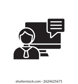 video lesson icon collection .design style with background