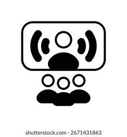 Video Ilustración de stock de Vector de icono de lección