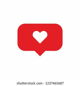 Video like heart icon vector