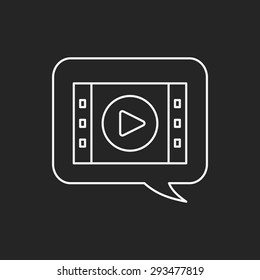 video line icon