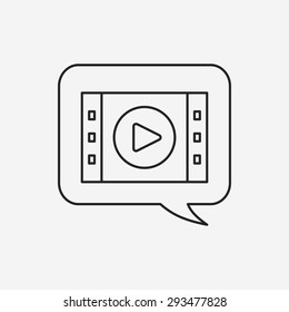 video line icon
