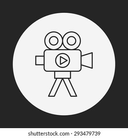 video line icon