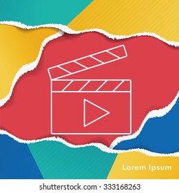 video line icon