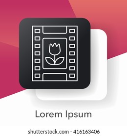 video line icon