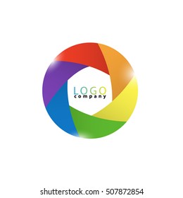 Video logo on a white background