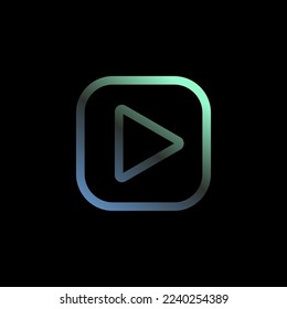 ilustración vectorial del logotipo de vídeo. Este logotipo es perfecto para empresas de la industria cinematográfica.