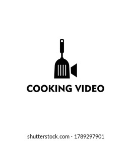 Video logos cooking with do shape tools such as recording equipment