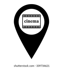 video - map pointer vector icon