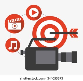 video marketing design, vector illustration eps10 graphic 