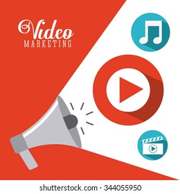 video marketing design, vector illustration eps10 graphic 