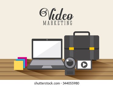 video marketing design, vector illustration eps10 graphic 