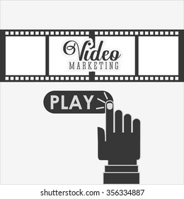 video marketing design, vector illustration eps10 graphic 