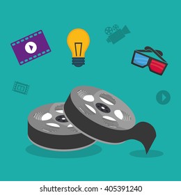 Video Marketing graphic design, vector illustration