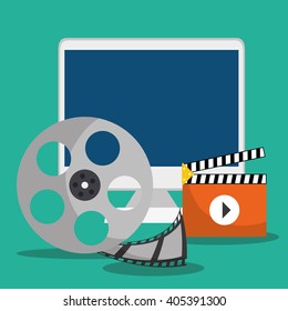 Video Marketing graphic design, vector illustration