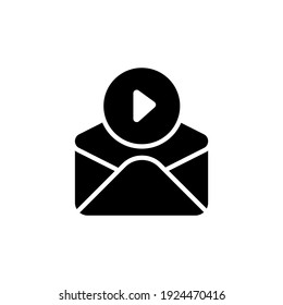 Video Marketing Symbol in Vektorgrafik. Logotyp