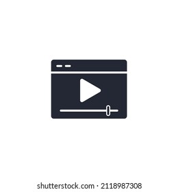 Video marketing  icons  symbol vector elements for infographic web