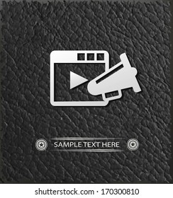 Video Marketing symbol,vector