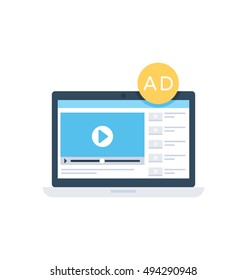 Video Marketing Vector Icon