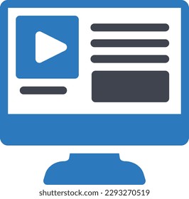 video marketing Vector illustration on a transparent background.Premium quality symbols.Glyphs vector icon for concept and graphic design.
