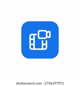 video media icon sign vector