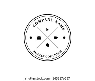 Video and Media logo template