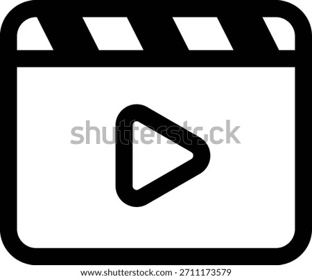 Video media player window icon