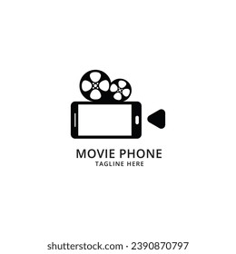 Video Mobile Logo Design Template.