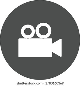 video, movie, camera ilsutration icon