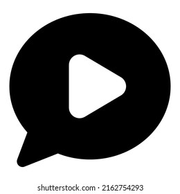 Video and movie icon pack with black color