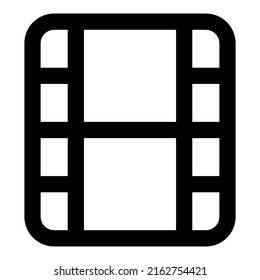 Video and movie icon pack with black color