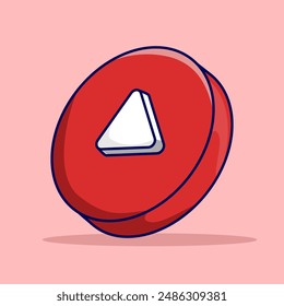 video multimedia player concept, Playback icon symbol design template, red round play button, video player template. starts audio playback. Play Design Templates online. web. vector illustration.