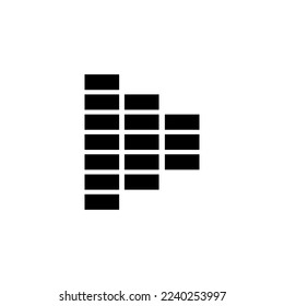 video music logo vector illustration. This logo is perfect for companies in the film industry.