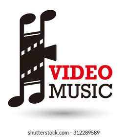 Video musiclogo element innovative and creative inspiration for business company.
