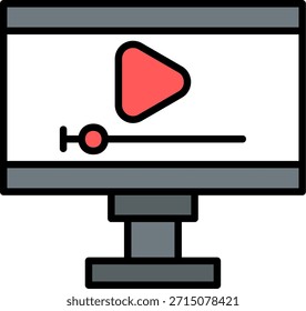Vetor de Design de Novos Ícones de Vídeo